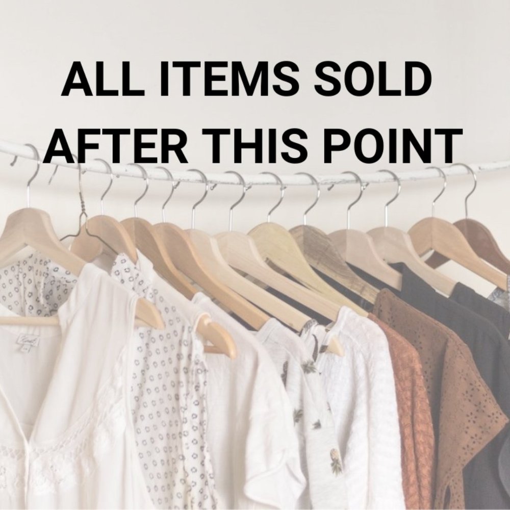All Items Sold After This Point